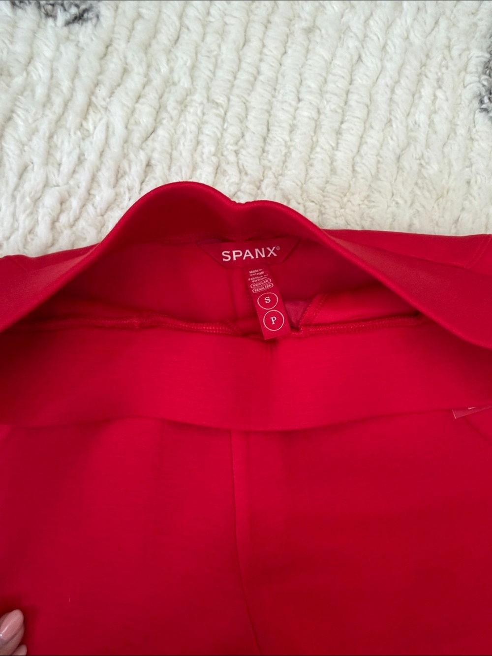 SPANX Air Essentials Red Two-Piece Set - Picture 4 of 8